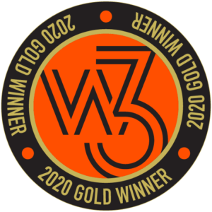 w3 Award 2020 Gold Winner.
